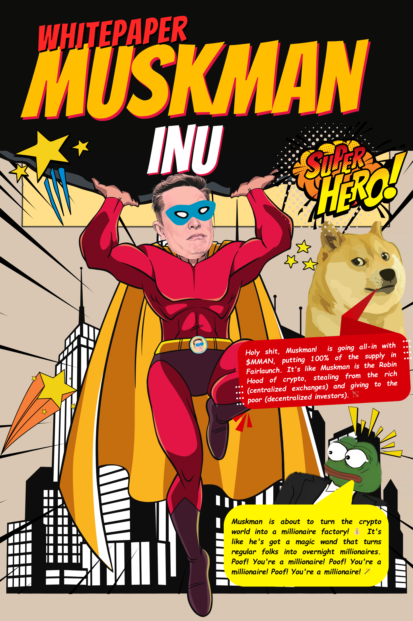 Muskman proudly presents: Muskman INU! Whitepaper screen for the usrs.